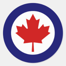 Canadian Roundel Round Sticker