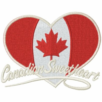 Canadian Sweetheart Embroidered Hoody Canadian Sweetheart Embroidered Hoody
