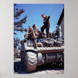 Canadian Tank Crew Vaucelles France World War II Posters
