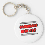 Canadians Kick Ass! Key Chain