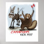 Canadian's kick Ass Poster posters