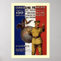 Canadiens Francais (canvas) posters