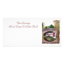 CANAL BOATS UK CUSTOM PHOTO CARD