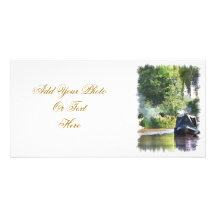 CANAL BOATS UK CUSTOMIZED PHOTO CARD
