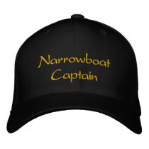 CANAL BOATS UK EMBROIDERED BASEBALL CAP