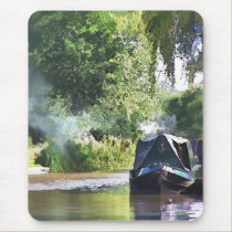 CANAL BOATS UK mousepads