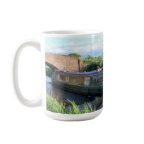 CANAL BOATS UK COFFEE MUG