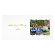CANAL BOATS UK PHOTO CARD TEMPLATE