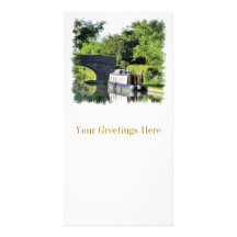 CANAL BOATS UK PHOTO CARD TEMPLATE