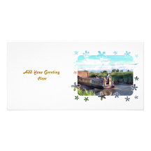 CANAL BOATS UK PHOTO CARDS