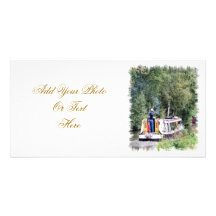 CANAL BOATS UK PHOTO CARDS