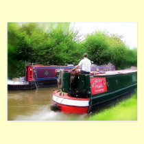CANAL BOATS UK postcards