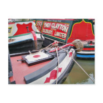 CANAL BOATS UK POST CARDS