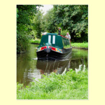 CANAL BOATS UK postcards