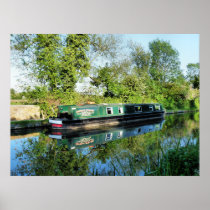 CANAL BOATS UK PRINT