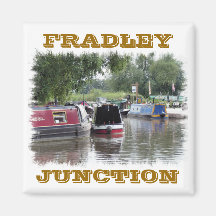 CANAL BOATS UK REFRIGERATOR MAGNET