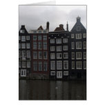 Canal houses in Amsterdam Cards