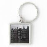 Canal houses in Amsterdam Keychain