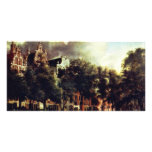 Canal In Amsterdam By Heyden Jan Van Der (Best Qua photo cards