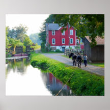 Canal Locktender's House Print