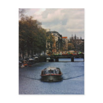 Canalboat Postcard