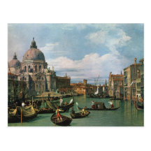 Canaletto,The Grand Canal (1730) Post Card