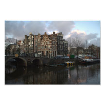 Canals in Amsterdam Photograph