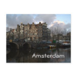 Canals in Amsterdam Post Card