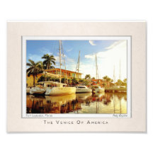 Canals of Las Olas Boulevard Photo Art