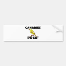 Canaries Rock Bumper Sticker