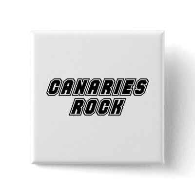 Canaries Rock Button by dustin1175