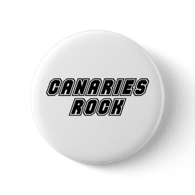 Canaries Rock Pins by dustin1175