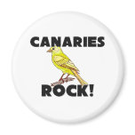 Canaries Rock magnets