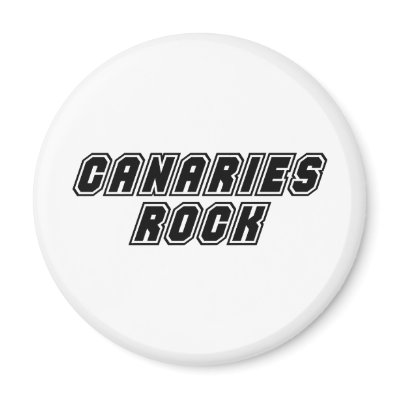 Canaries Rock Magnet by dustin1175