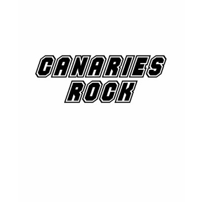 Canaries Rock T Shirts by dustin1175