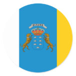 canary island flags stickers