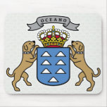 Canary Islands Coat of Arms detail mousepads