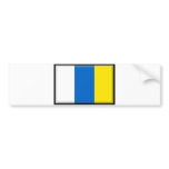 Canary Islands Flag bumper stickers
