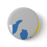 Canary Islands flag map buttons