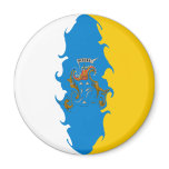 Canary Islands Gnarly Flag magnets