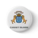 Canary Islands High Quality Coat of Arms buttons