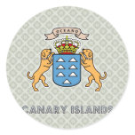 Canary Islands High Quality Coat of Arms stickers