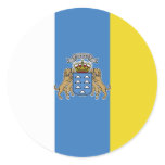 Canary Islands High quality Flag stickers