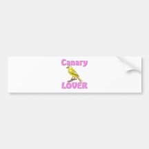 Canary Lover Bumper Stickers