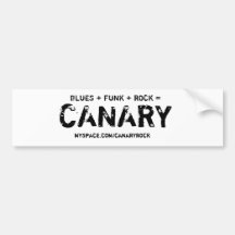 Canary Math Bumper Stickers