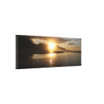 Canary sunset at Cofete's endless beach Stretched Canvas Prints