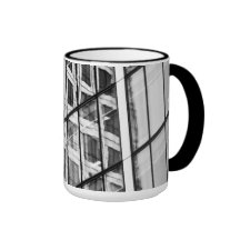 Canary Wharf London Abstract Coffee Mugs