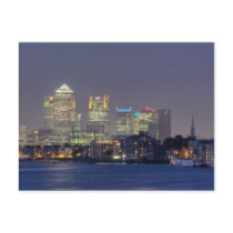 Canary Wharf postcard