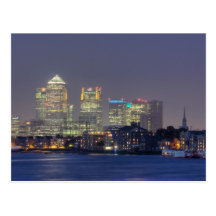 Canary Wharf postcard