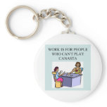 canasta game players) keychains